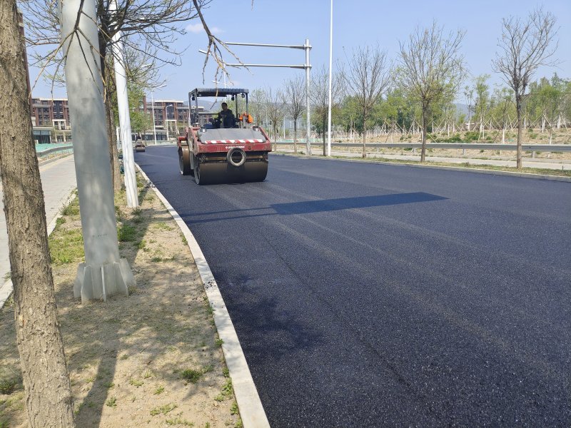 顺义区绿港家园东安路施工